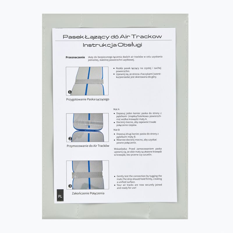 Conector pentru piste de gimnastică XTREXO Air Track alb 6