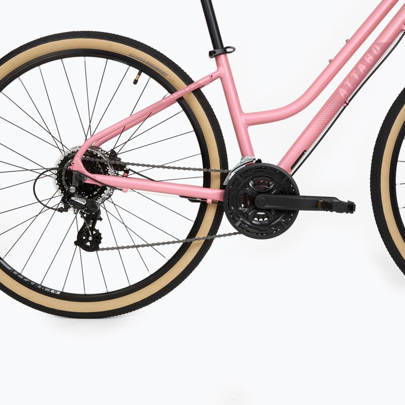 Bicicletă cross pentru femei ATTABO SANO 3.0 28" pink 5