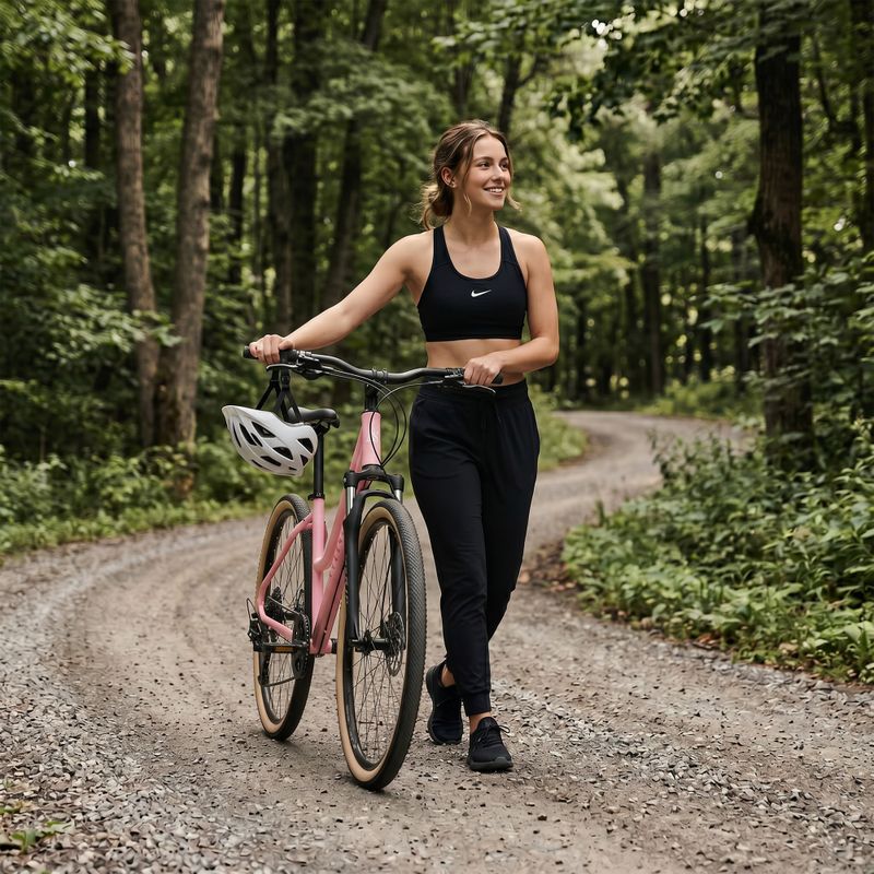 Bicicletă cross pentru femei ATTABO SANO 3.0 28" pink 4