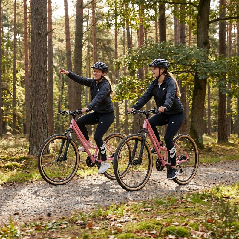 Bicicletă cross pentru femei ATTABO SANO 3.0 28" pink 7