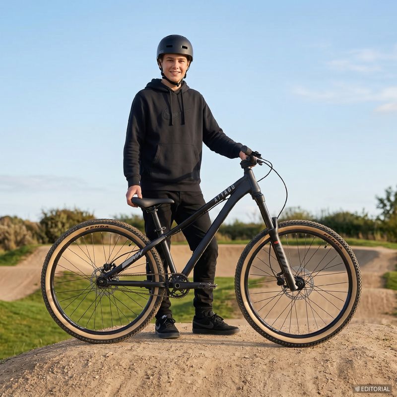 Bicicletă dirt pentru tineret ATTABO PERT 3.0 26" black 3
