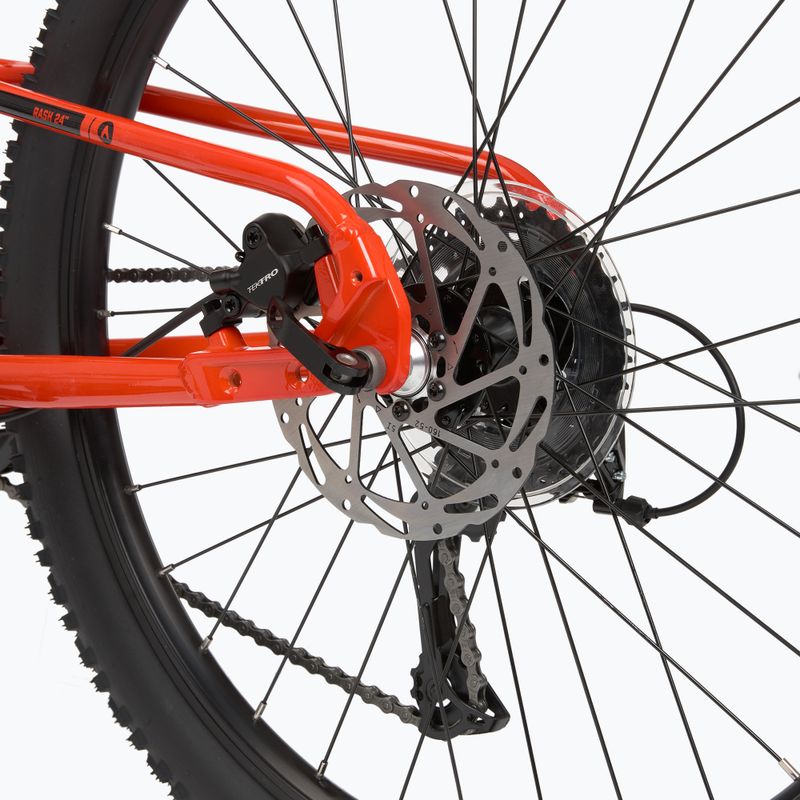 Bicicletă pentru copii ATTABO Rash 24" 11,4 kg Gen 2 portocaliu 13