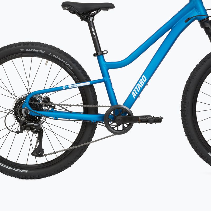 Bicicletă pentru copii ATTABO Rash 24" 11,4 kg Gen 2 albastru 10