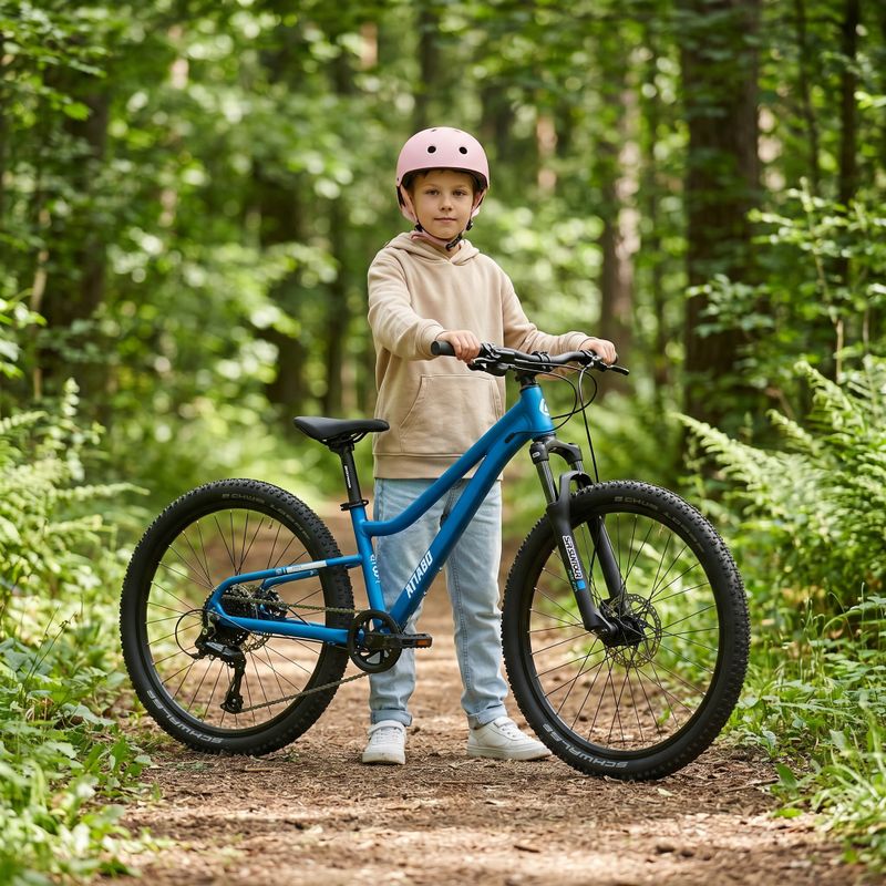 Bicicletă pentru copii ATTABO Rash 24" 11,4 kg Gen 2 albastru 7