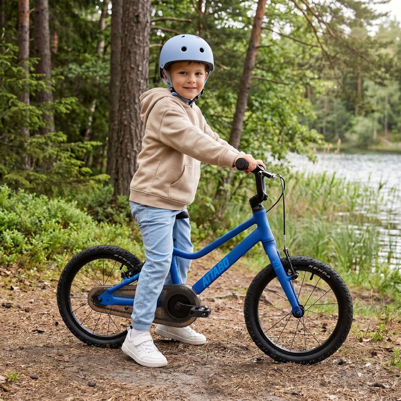 Bicicletă pentru copii ATTABO EASE 16" 6,4 kg Gen 2 albastru 7