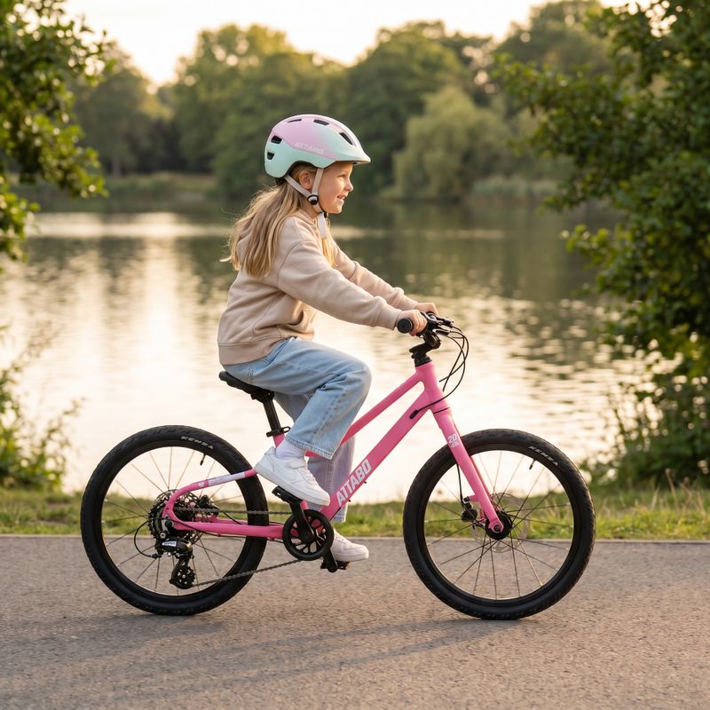 Bicicletă pentru copii ATTABO EASE 20" 8,8 kg Gen 2 pink 5