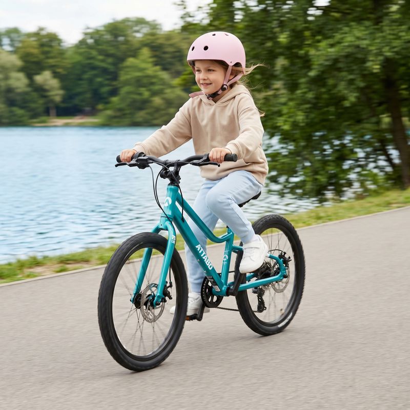 Bicicletă pentru copii ATTABO EASE 20" 8,8 kg Gen 2 turquoise 4