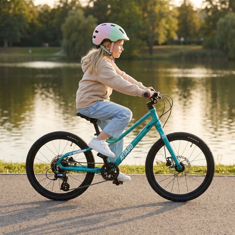 Bicicletă pentru copii ATTABO EASE 20" 8,8 kg Gen 2 turquoise 6