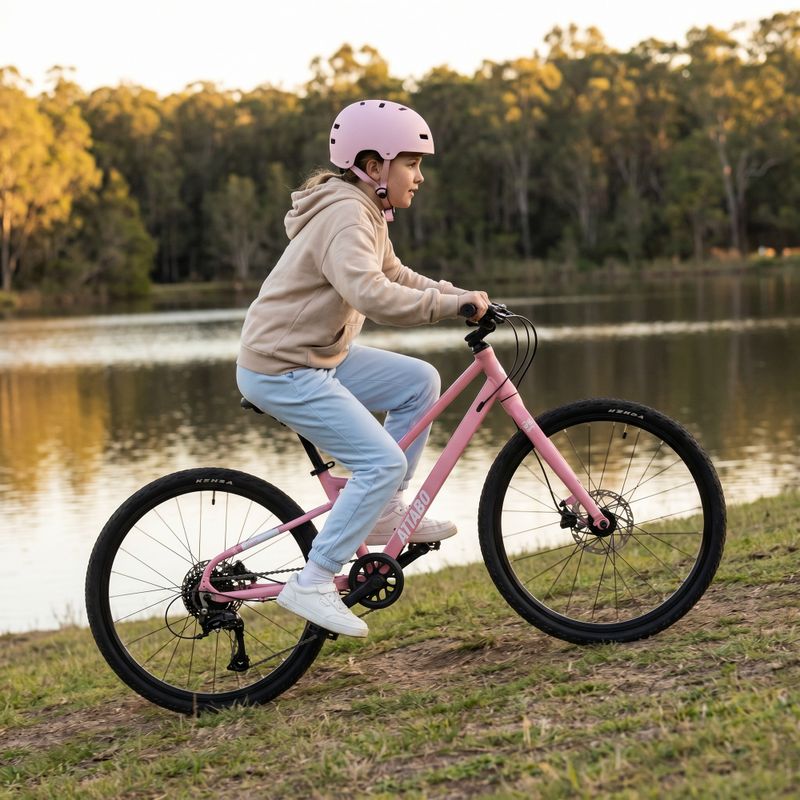Bicicletă pentru copii ATTABO EASE 24" 9,6 kg Gen 2 pink 6