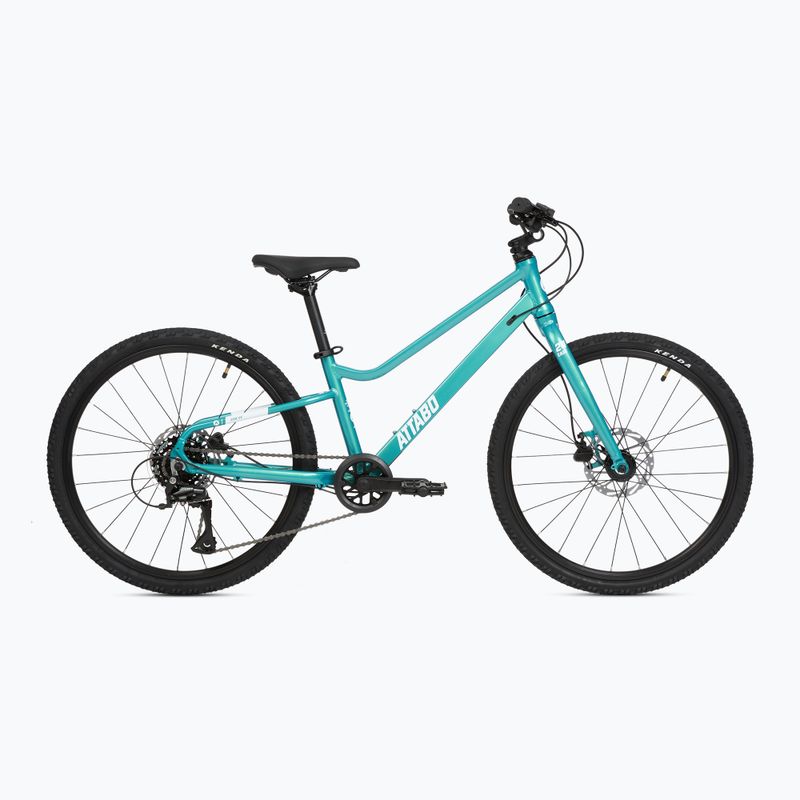 Bicicletă pentru copii ATTABO EASE 24" 9,6 kg Gen 2 turquoise