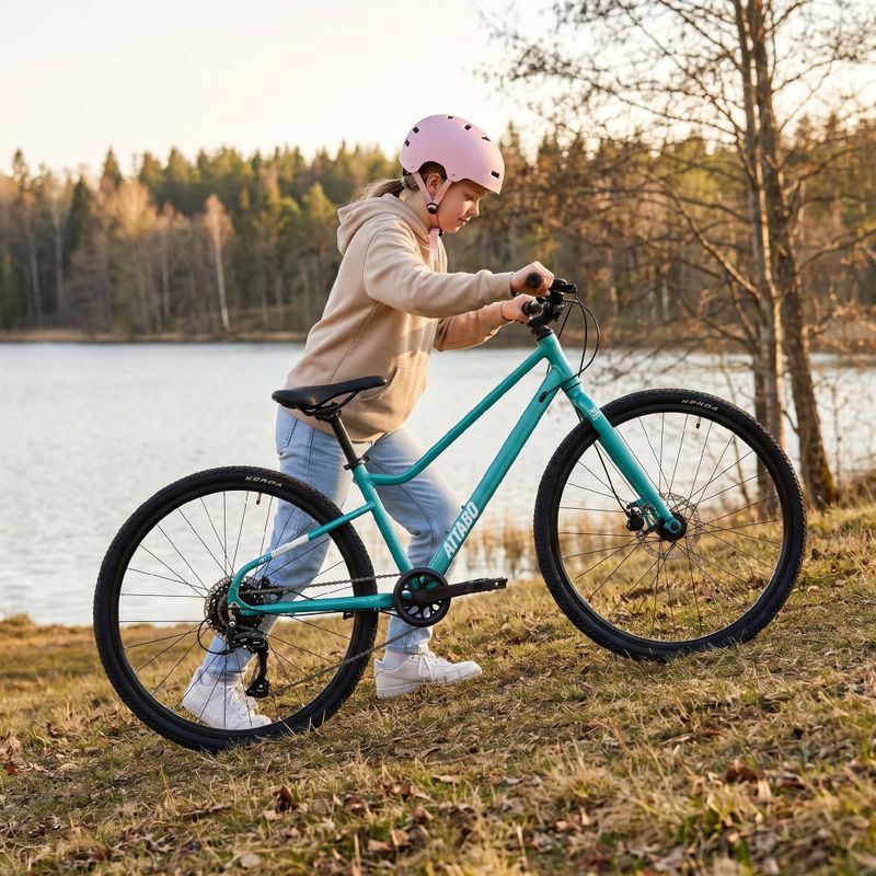 Bicicletă pentru copii ATTABO EASE 26" 9,8 kg Gen 2 turquoise 6