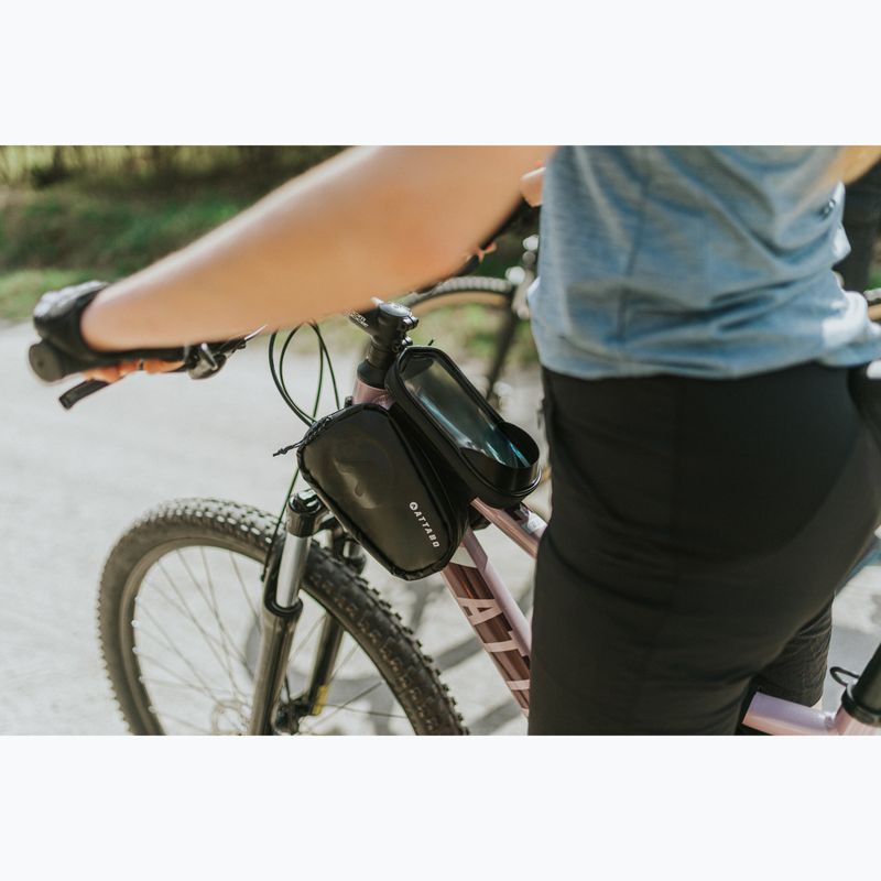 Geantă de bicicletă pentru cadru ATTABO NaviPack neagră 8