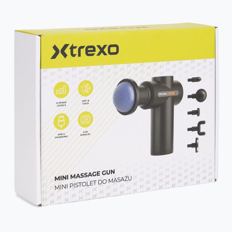 Pistolul XTREXO pentru masaj Mini Pulsar negru 16