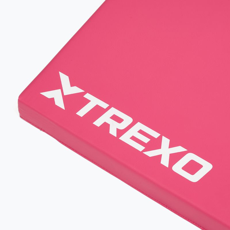 Saltea de gimnastică TREXO pliabilă 180 x  60 x 5 cm roz 7