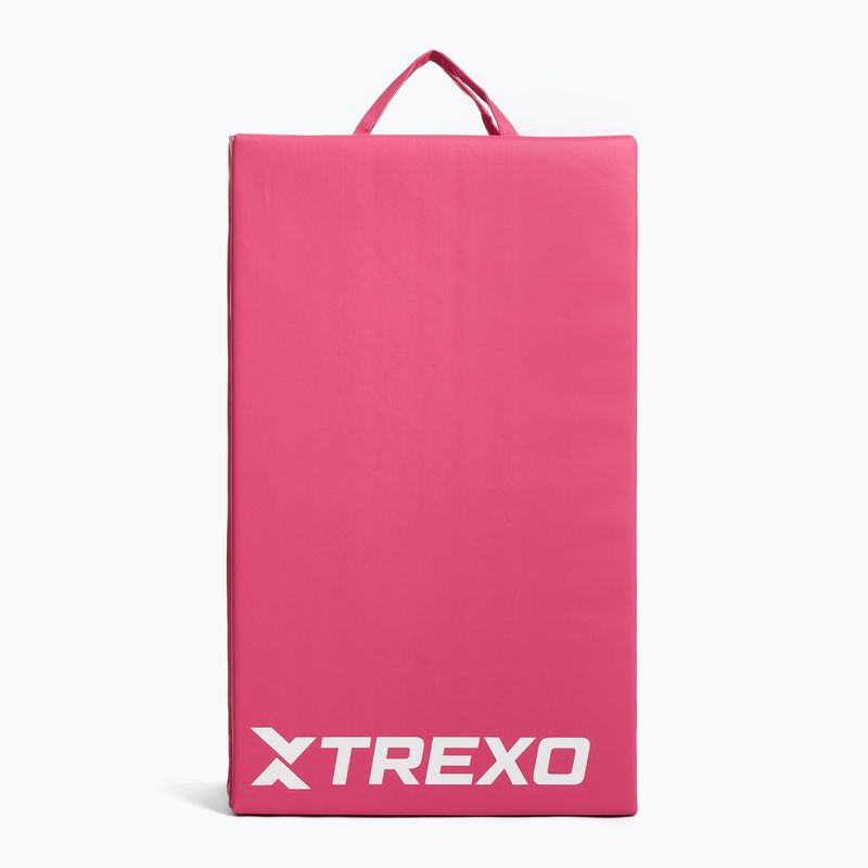 Saltea de gimnastică TREXO pliabilă 195 x 80 x 5 cm roz 5