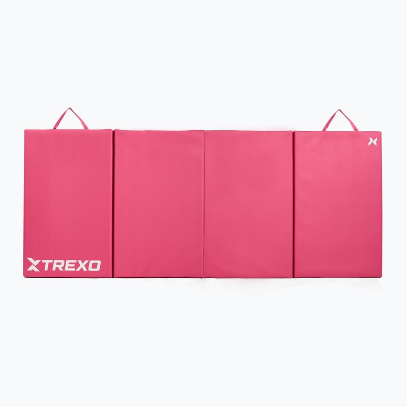 Saltea de gimnastică TREXO pliabilă 195 x 80 x 5 cm roz 6