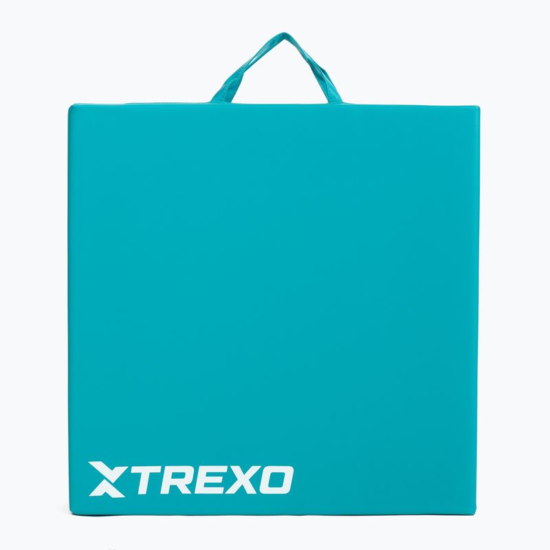 Saltea de gimnastică TREXO pliabilă 180 x  60 x 5 cm verde 5