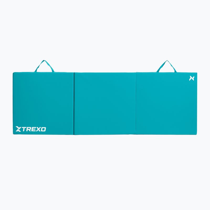 Saltea de gimnastică TREXO pliabilă 180 x  60 x 5 cm verde 6