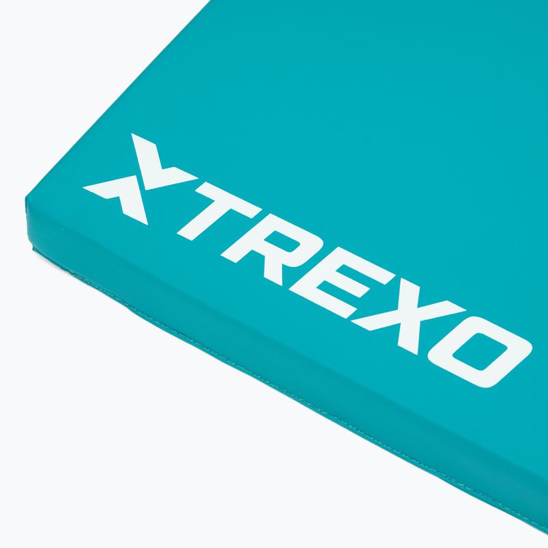 Saltea de gimnastică TREXO pliabilă 180 x  60 x 5 cm verde 7