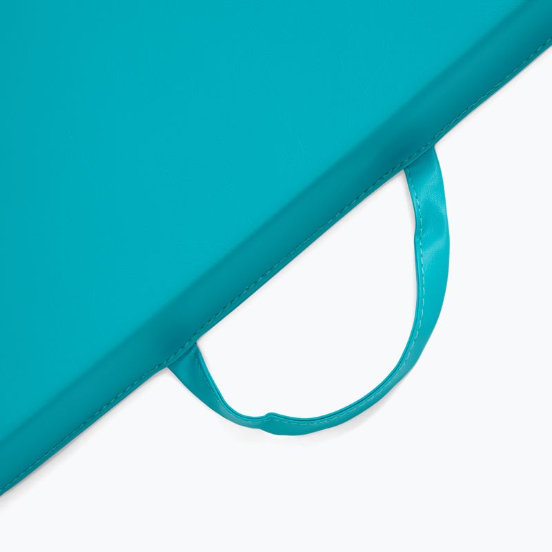 Saltea de gimnastică TREXO pliabilă 180 x  60 x 5 cm verde 9