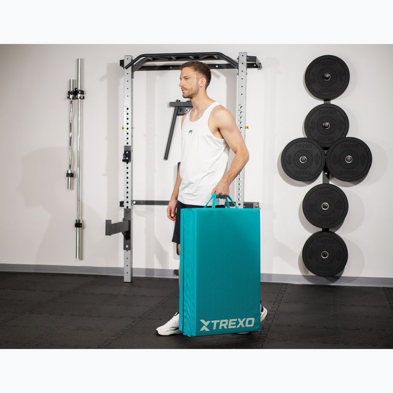 Saltea de gimnastică XTREXO pliabilă 195 x 80 x 5 cm verde 13