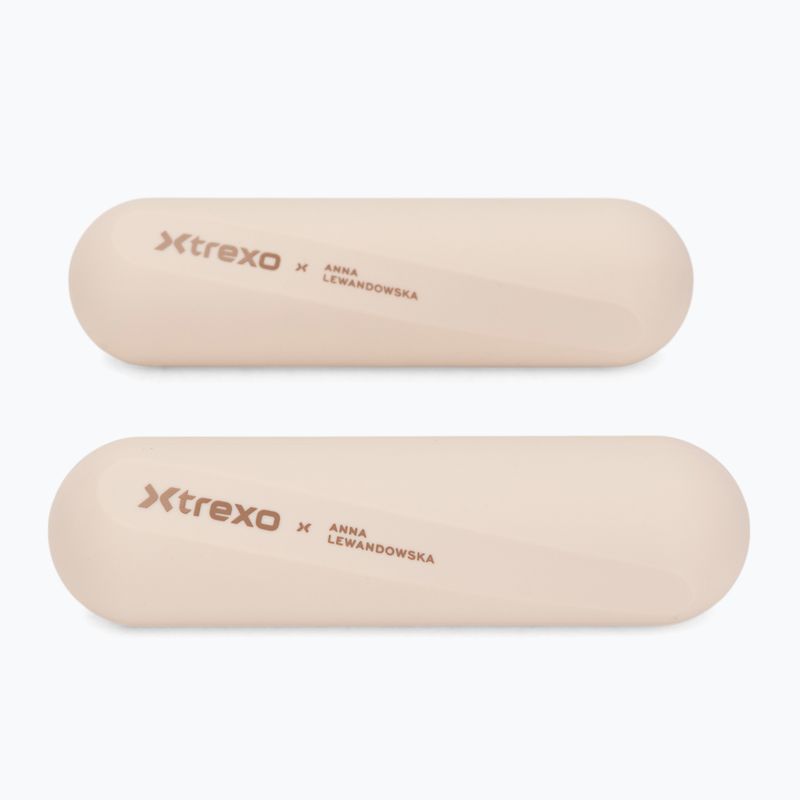 Set de gantere XTREXO x Anna Lewandowska Bars 210 Beige 4