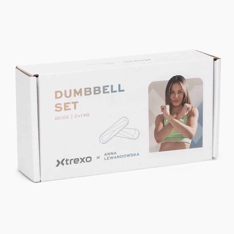 Set de gantere XTREXO x Anna Lewandowska Bars 210 Beige 9
