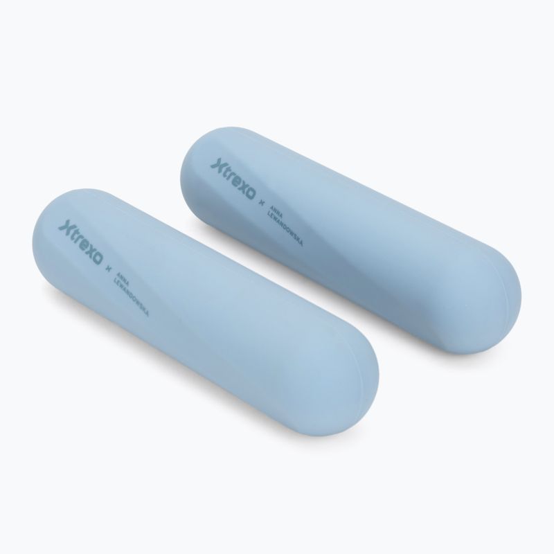 Set de gantere XTREXO x Anna Lewandowska Bars 215 Azul Bruma
