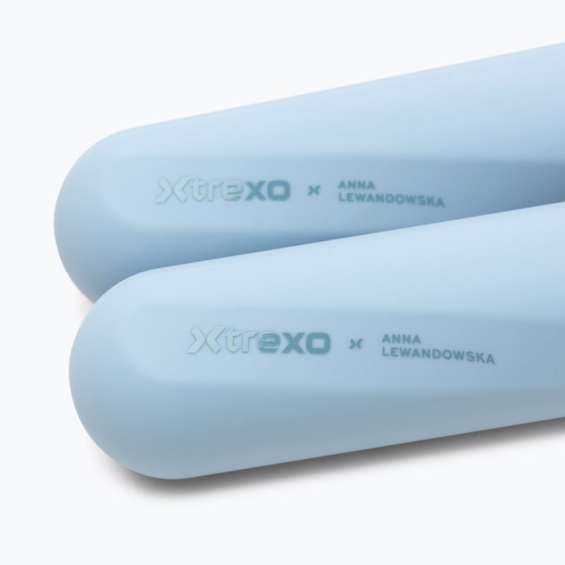 Set de gantere XTREXO x Anna Lewandowska Bars 215 Azul Bruma 7