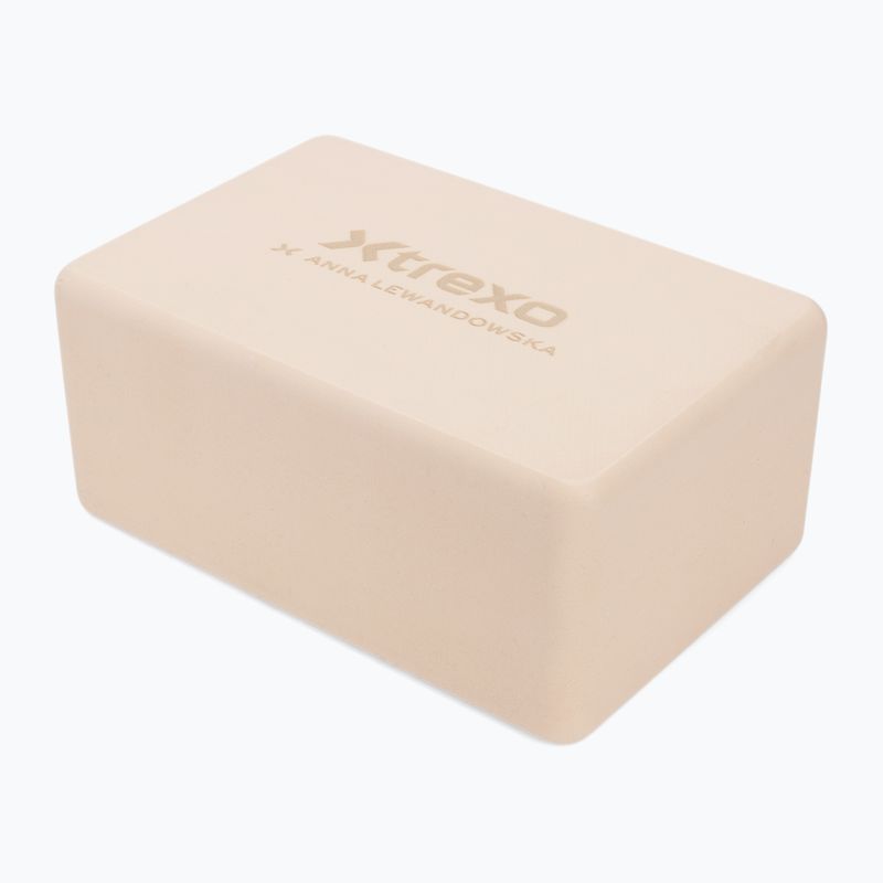 Cub pentru yoga XTREXO x Anna Lewandowska block Beige