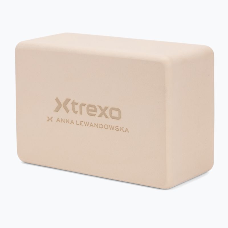 Cub pentru yoga XTREXO x Anna Lewandowska block Beige 3