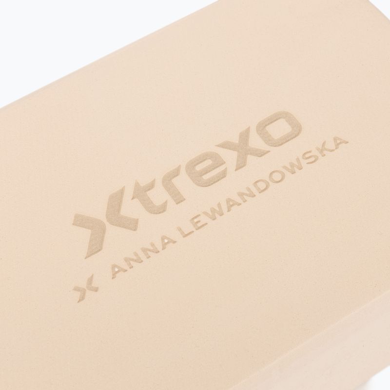 Cub pentru yoga XTREXO x Anna Lewandowska block Beige 6