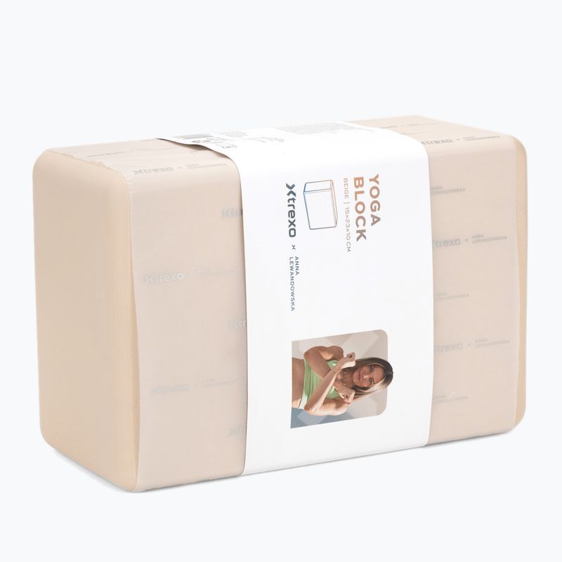 Cub pentru yoga XTREXO x Anna Lewandowska block Beige 7