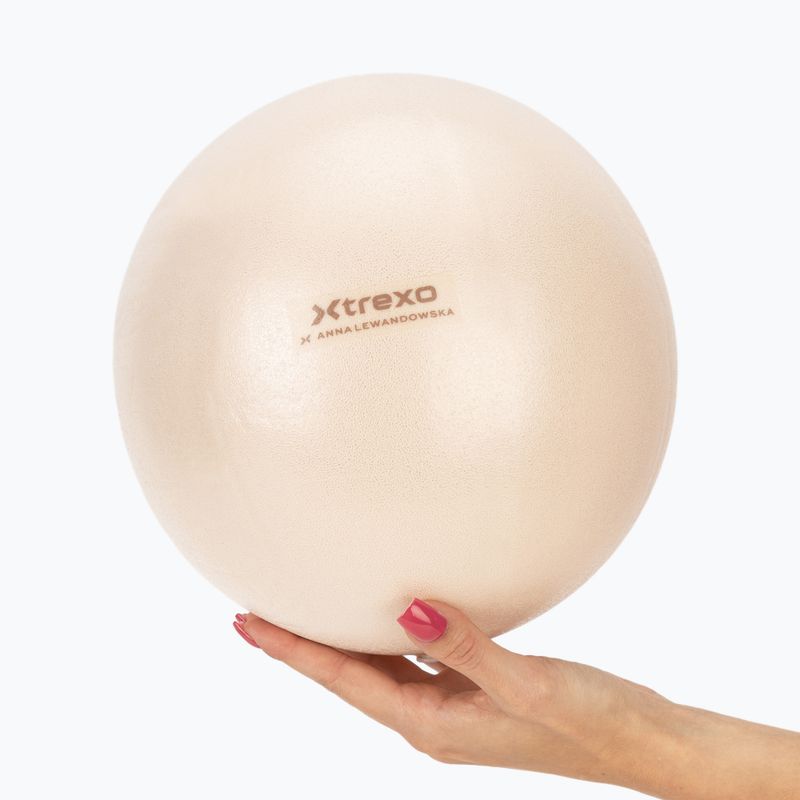 Minge de gimnastică mică XTREXO x Anna Lewandowska ball 20cm Beige 5