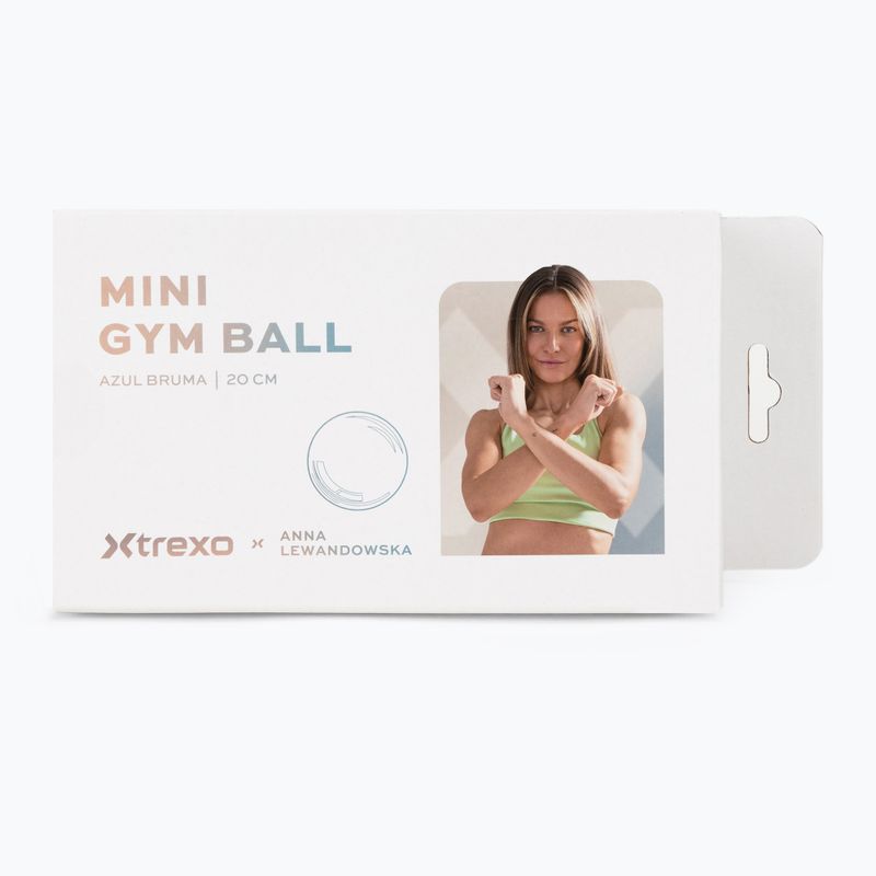 Minge de gimnastică mică XTREXO x Anna Lewandowska ball 20cm Azul Bruma 8