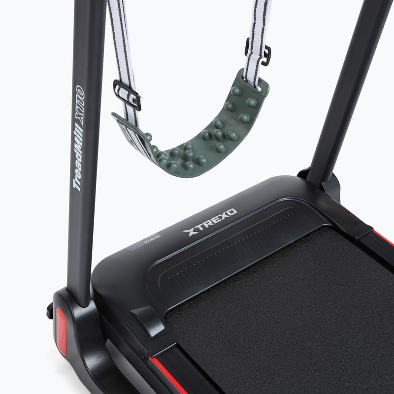 Bandă de alergare XTREXO X110+ cu maseur neagră 11