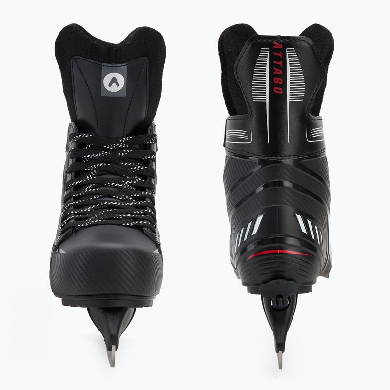 Patine de hochei pentru copii ATTABO Frazer II ajustabile negre 7