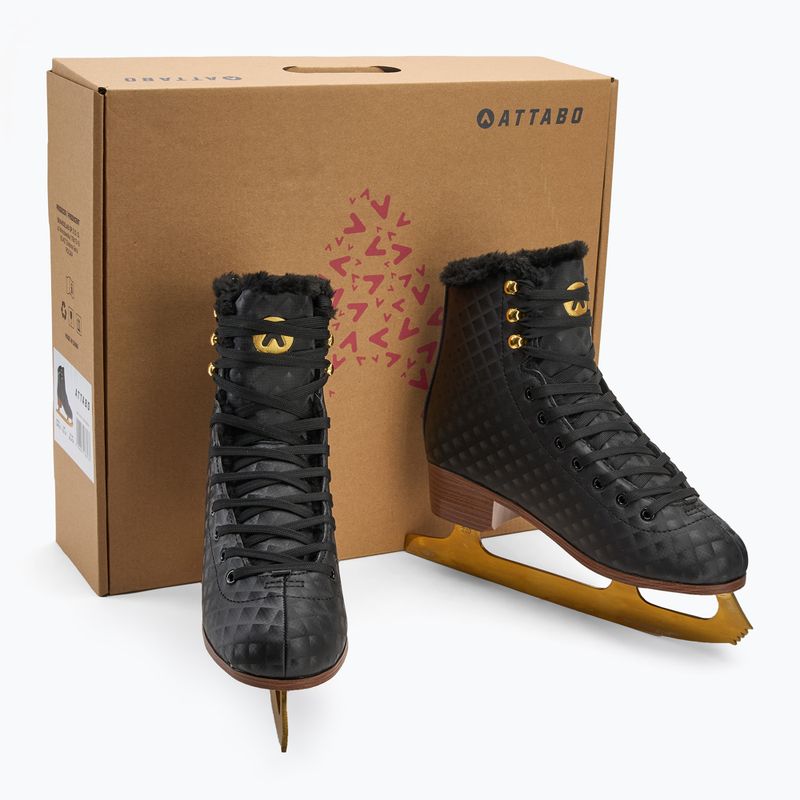 Patine artistice pentru femei ATTABO Lukso negre 6