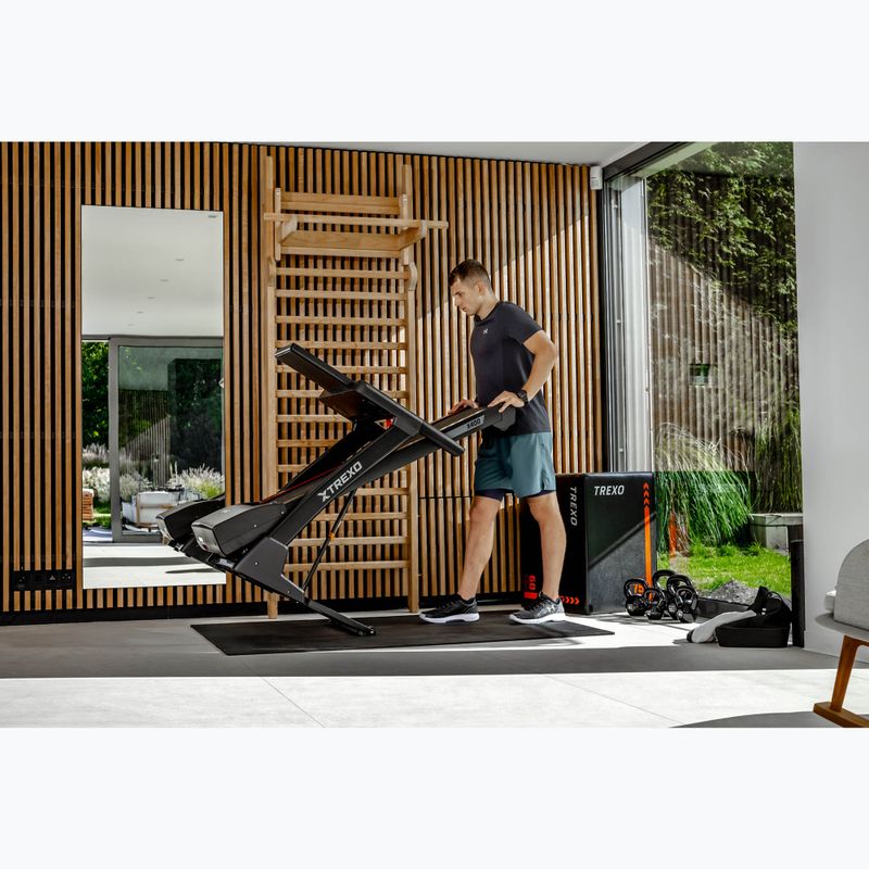 Bandă de alergare electrică XTREXO X400 neagră 8