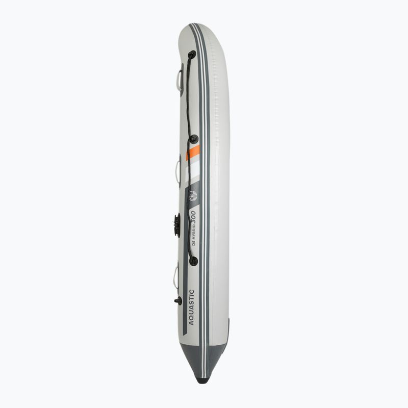 Barcă pneumatică 4-osobowy AQUASTIC DS Hybrid gri 3