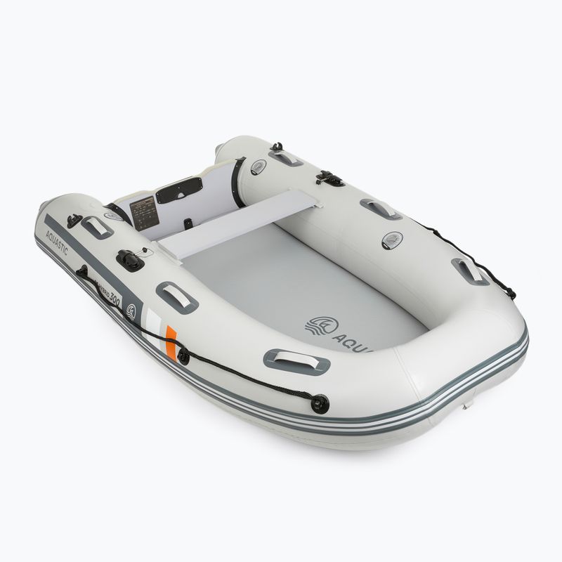 Barcă pneumatică 4-osobowy AQUASTIC DS Hybrid gri 4