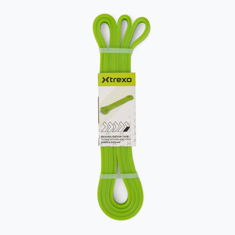 Banda elastică de rezistență XTREXO pentru reabilitare 0/5 TXO-B4Z068-OR verde 5