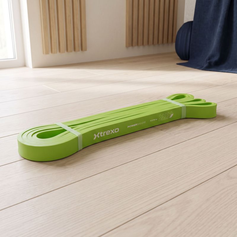 Banda elastică de rezistență XTREXO pentru reabilitare 0/5 TXO-B4Z068-OR verde 6