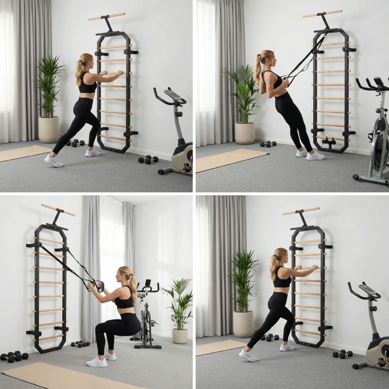 Scară de gimnastică XTREXO MULTICORE PRO black 5