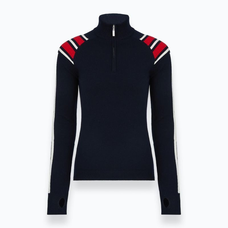 Pulover pentru femei Woolcano SWT1094 Czarny/Kremowy/ Czerwony 3