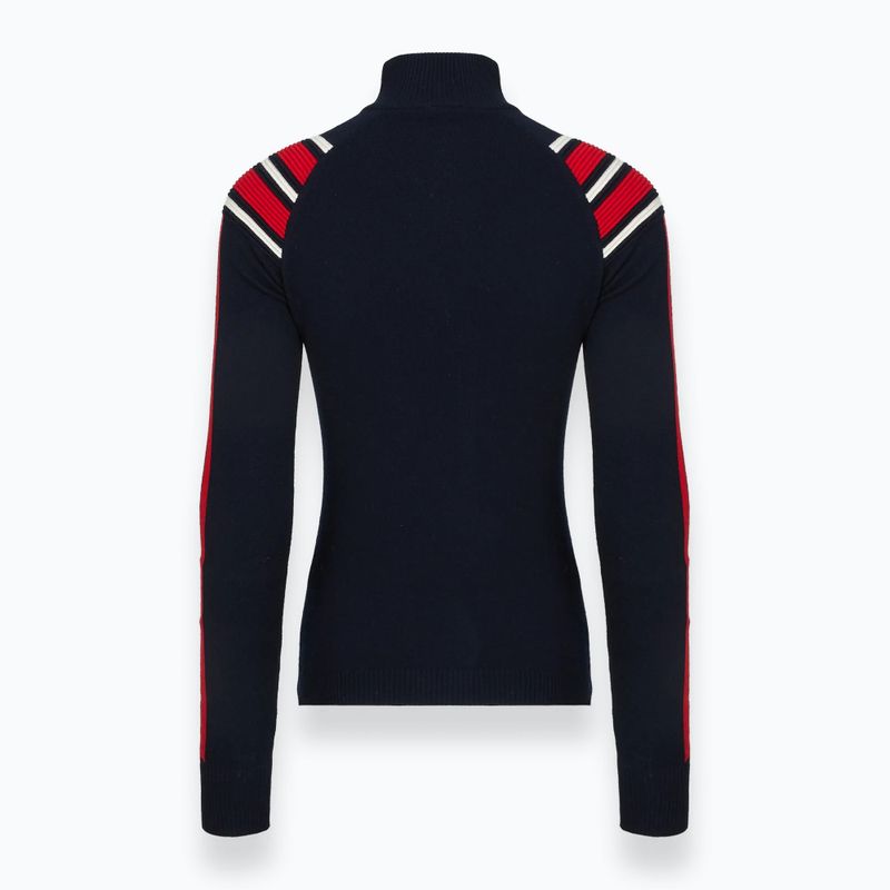Pulover pentru femei Woolcano SWT1094 Czarny/Kremowy/ Czerwony 4
