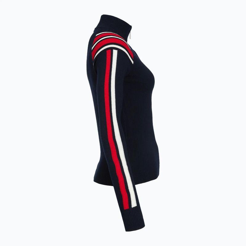 Pulover pentru femei Woolcano SWT1094 Czarny/Kremowy/ Czerwony 5