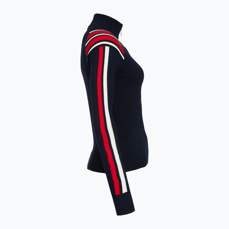 Pulover pentru femei Woolcano SWT1094 Czarny/Kremowy/ Czerwony 3