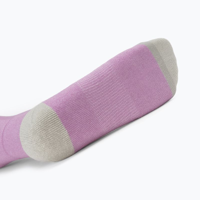 Șosete de schi pentru femei Woolcano SCK1096 Szary/Różowy 4