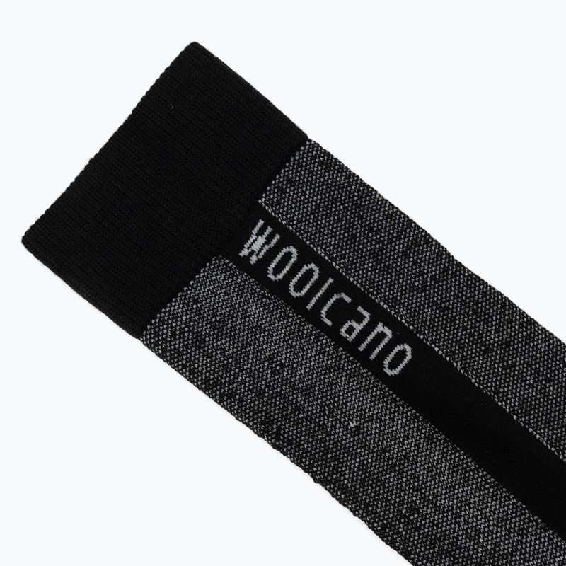 Șosete de schi pentru bărbați Woolcano SCK1097 czarny/szary 3
